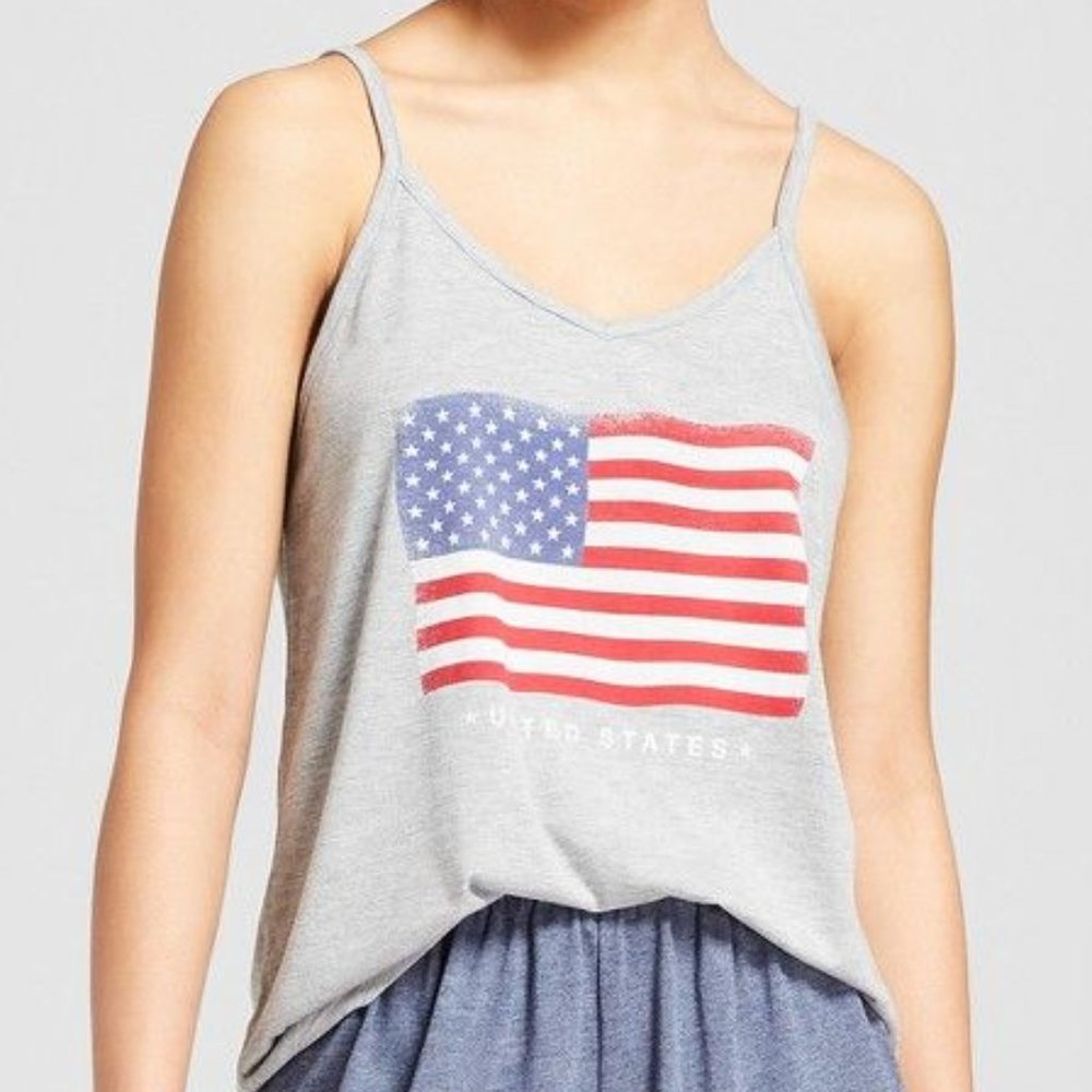 NWOT - Weekend Soul USA Flag tank